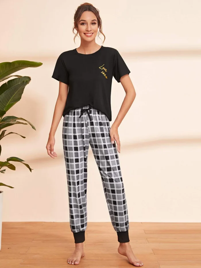 Love XOXO soft cotton jersey Pj set